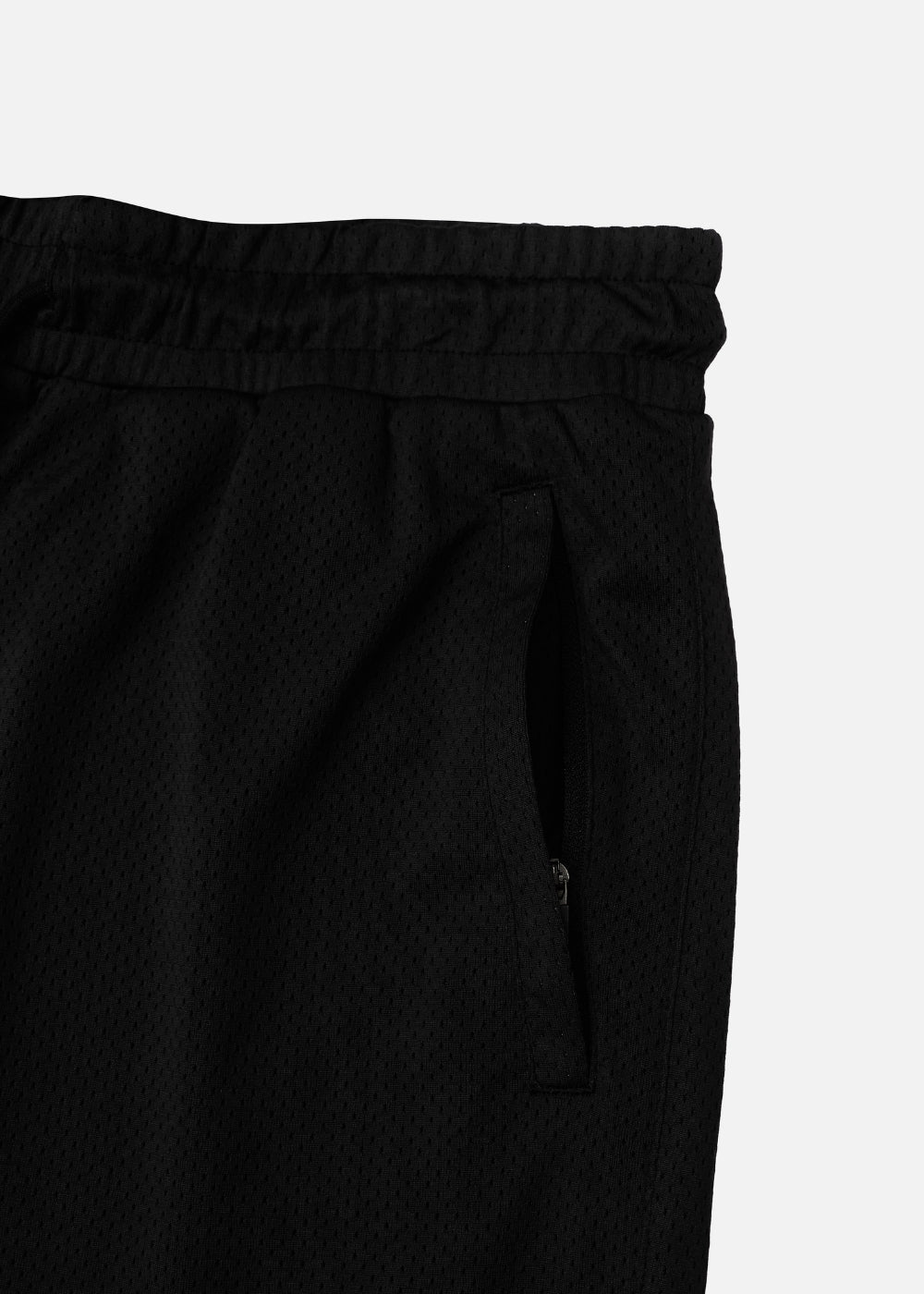 Quần Short 5 Inch Vải Mesh Thoáng Khí No Style M153 Đen