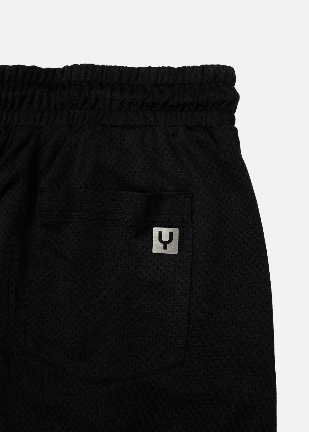 Quần Short 5 Inch Vải Mesh Thoáng Khí No Style M153 Đen