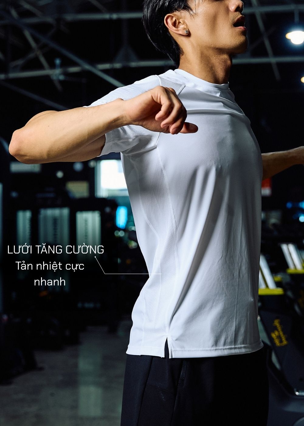 Áo Thun Cổ Tròn Tay Ngắn The Trainer 001 Trắng