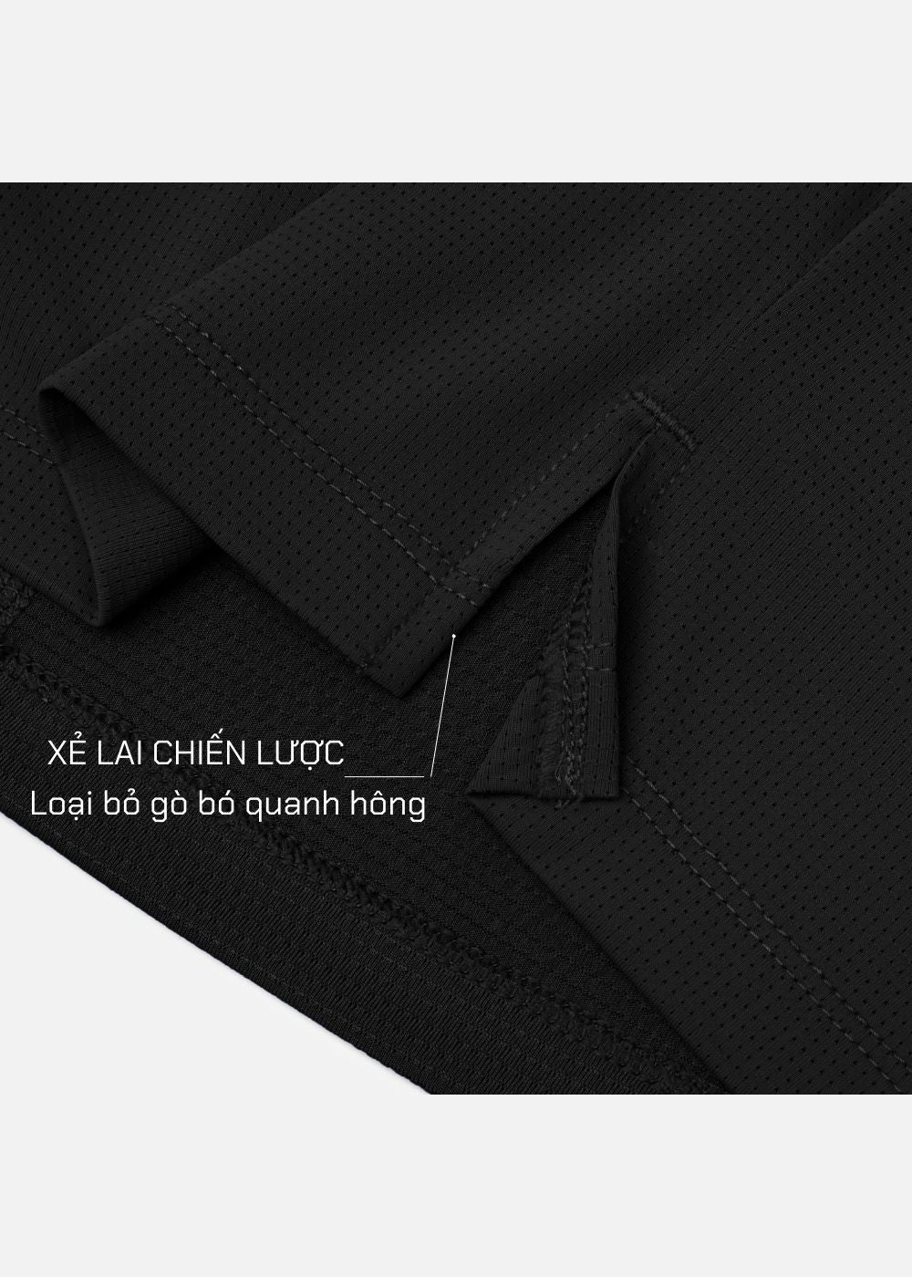 Áo Thun 3 Lỗ The Trainer 007 Đen