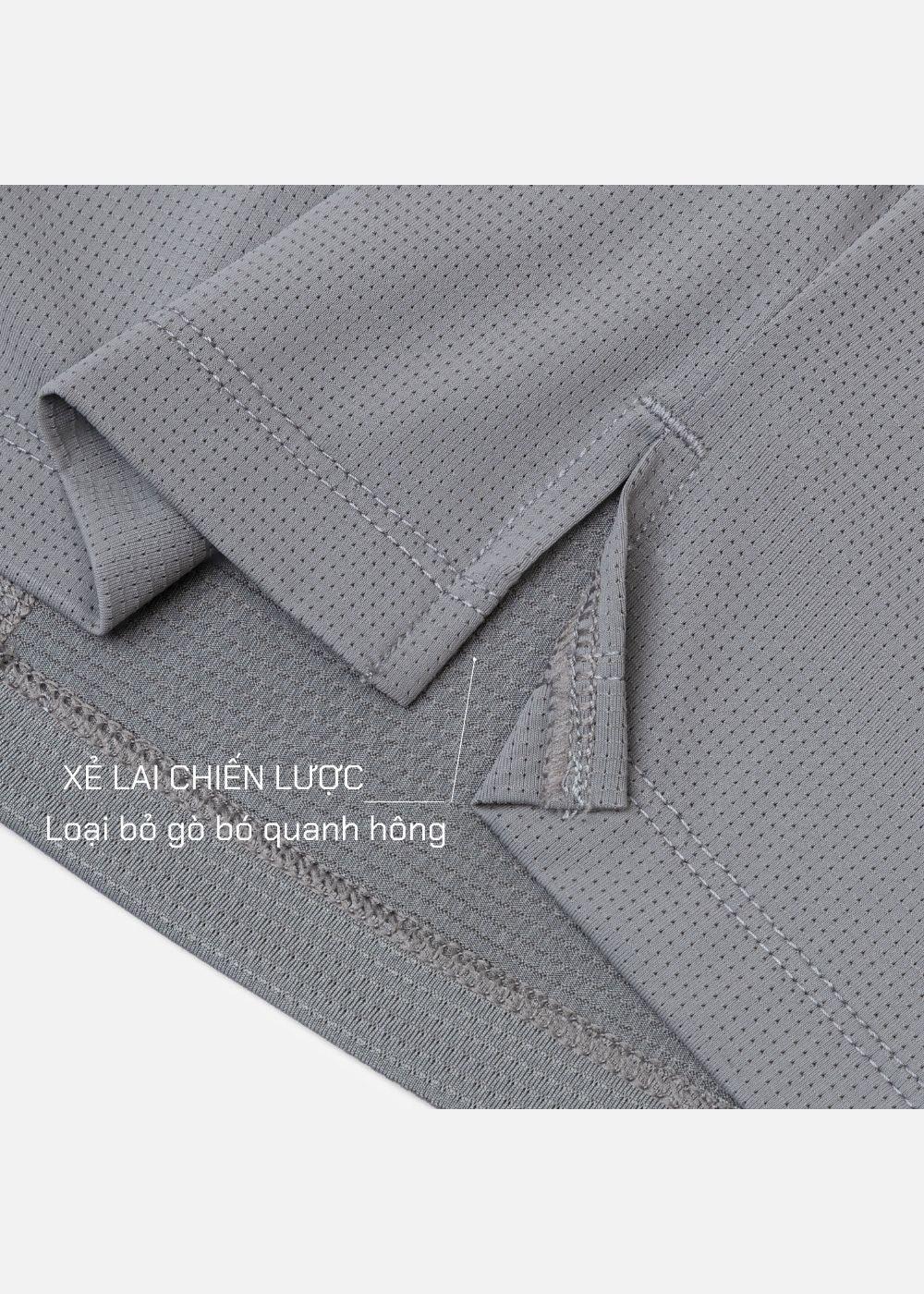 Áo Thun 3 Lỗ Thể Thao Ultra Stretch The Trainer 007 Xám