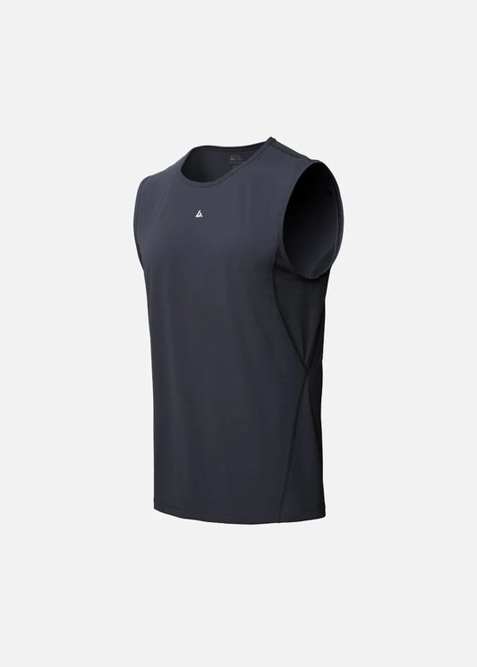 Áo Thun 3 Lỗ Thể Thao Ultra Stretch The Trainer 011 Xám Đậm - YaMe.vn