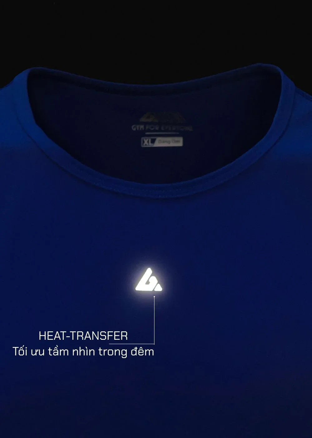 Áo Thun 3 Lỗ Thể Thao Ultra Stretch The Trainer 011 Xanh Dương - YaMe.vn