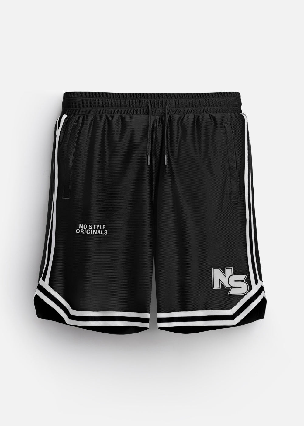 Quần Short Thun Vải Shiny Ít Nhăn No Style M157 Đen