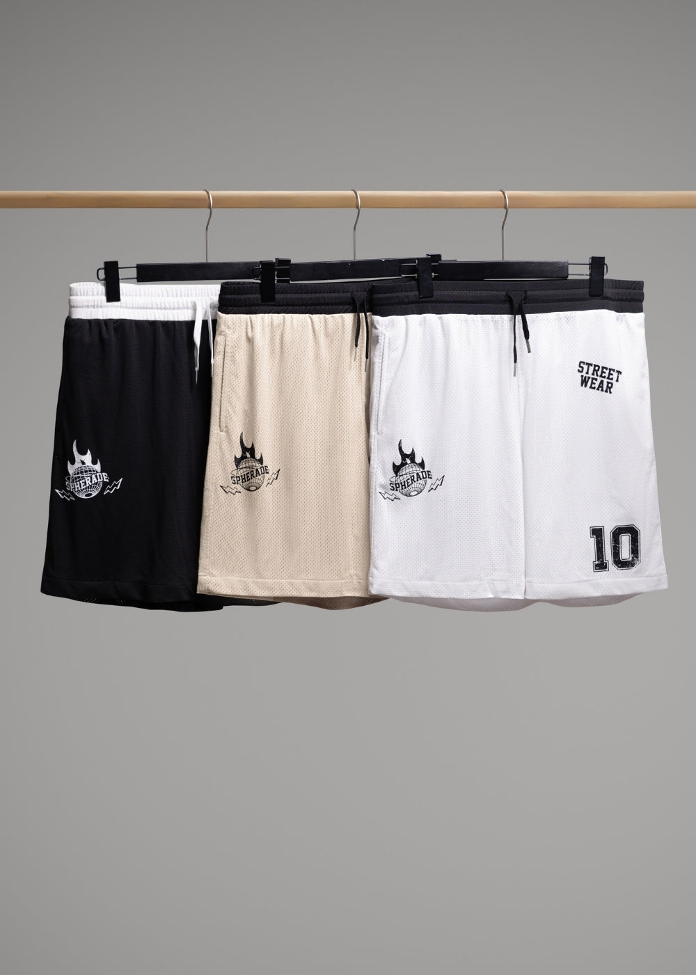 Quần Short Thun Vải Mesh Thoáng Mát No Style M158 Nâu