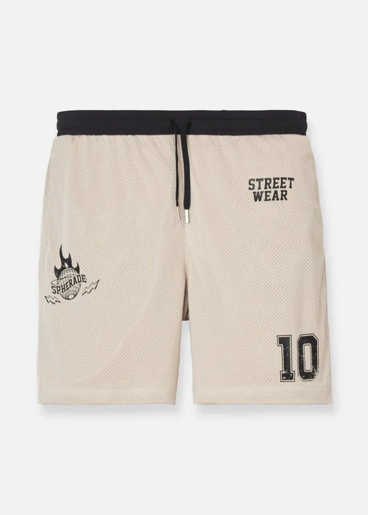 Quần Short Thun Vải Mesh Thoáng Mát No Style M158 Nâu Nhạt - YaMe.vn