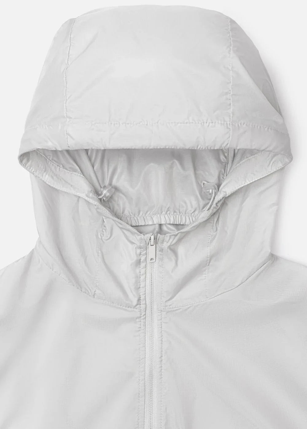 Áo Khoác Gió Parka Siêu Nhẹ Gấp Gọn Thông Minh Non Branded 046 Xám Nhạt - YaMe.vn