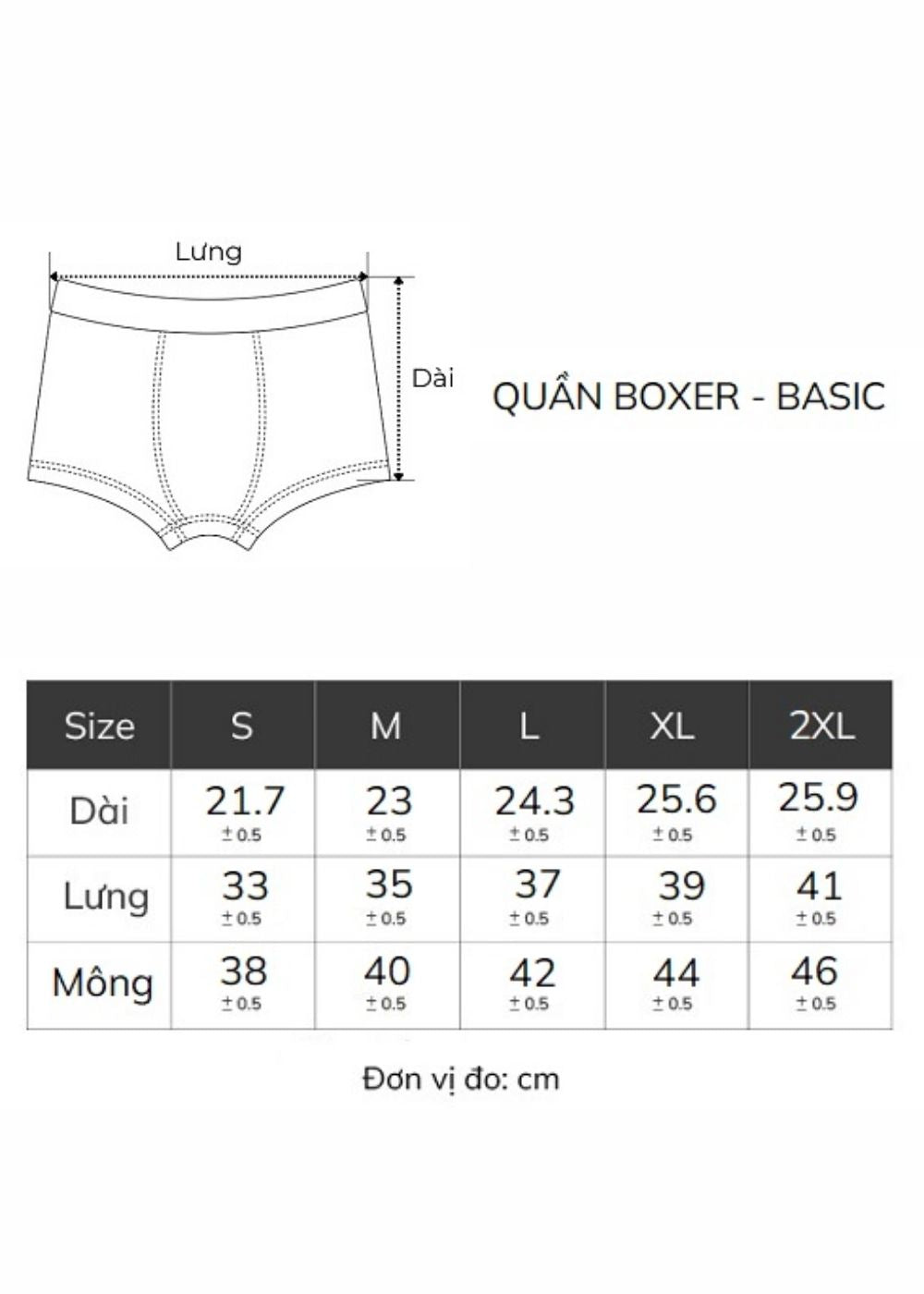 Quần Lót Boxer Ngắn #Y2010 L01 Xám