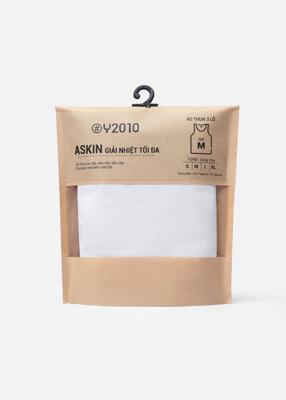 Áo Thun 3 Lỗ #Y2010 AT001 Trắng