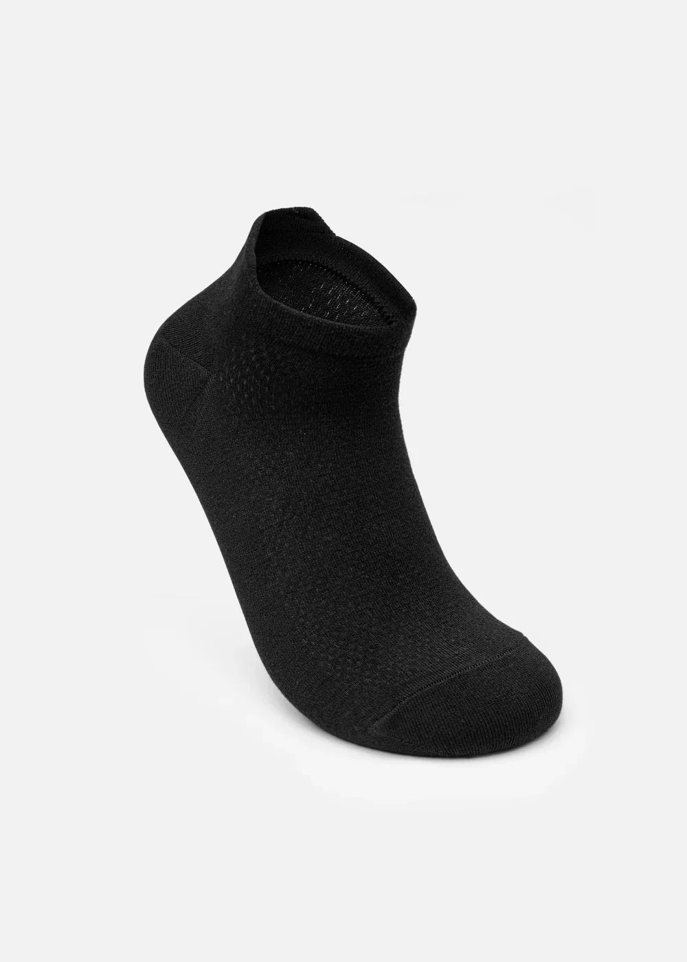 Vớ Cổ Ngắn Công Thái Học 90° Dệt Lưới Thoáng Khí #Y2010 TAB001 Đen - YaMe.vn