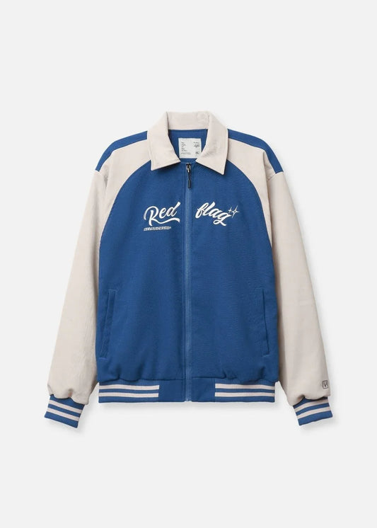 Áo Khoác Bomber Corduroy Giữ Ấm No Style M44 Xanh Dương Be - YaMe.vn