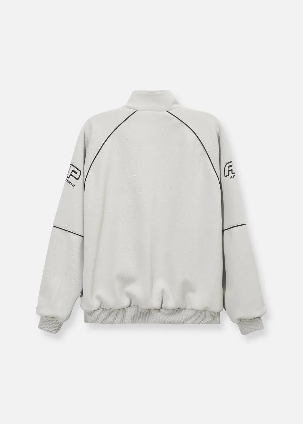 Áo Khoác Bomber Vải Pique Co Giãn No Style M45 Xám Nhạt - YaMe.vn
