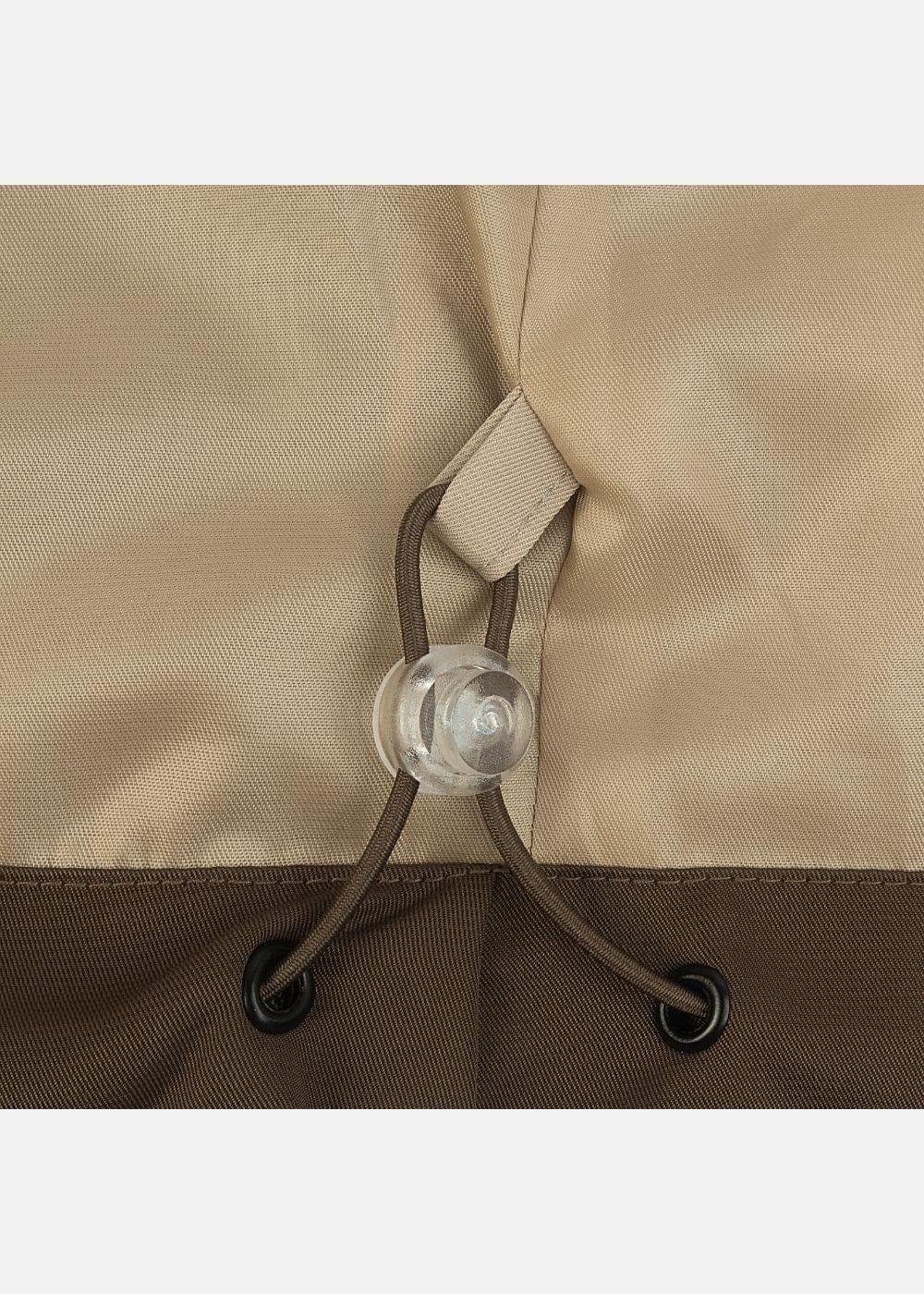 Áo Khoác Gió Phối Màu 2 Lớp Thoáng Khí No Style M52 Nâu Be - YaMe.vn