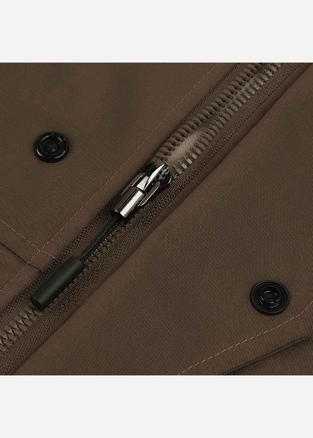 Áo Khoác Gió Phối Màu 2 Lớp Thoáng Khí No Style M52 Nâu Be - YaMe.vn