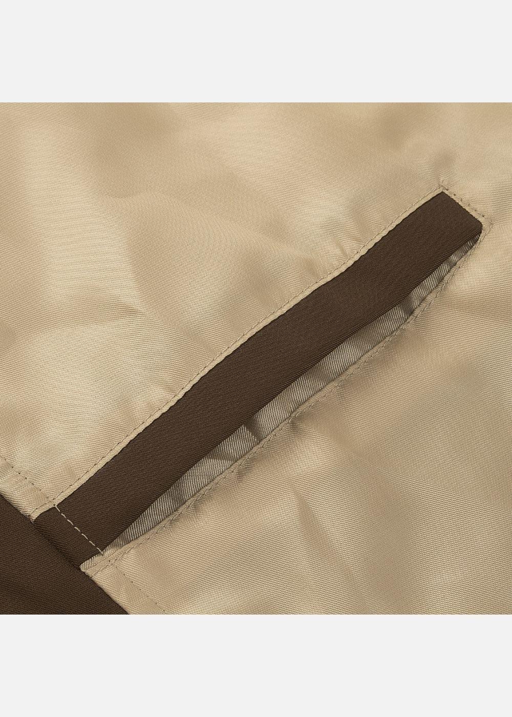 Áo Khoác Gió Phối Màu 2 Lớp Thoáng Khí No Style M52 Nâu Be - YaMe.vn