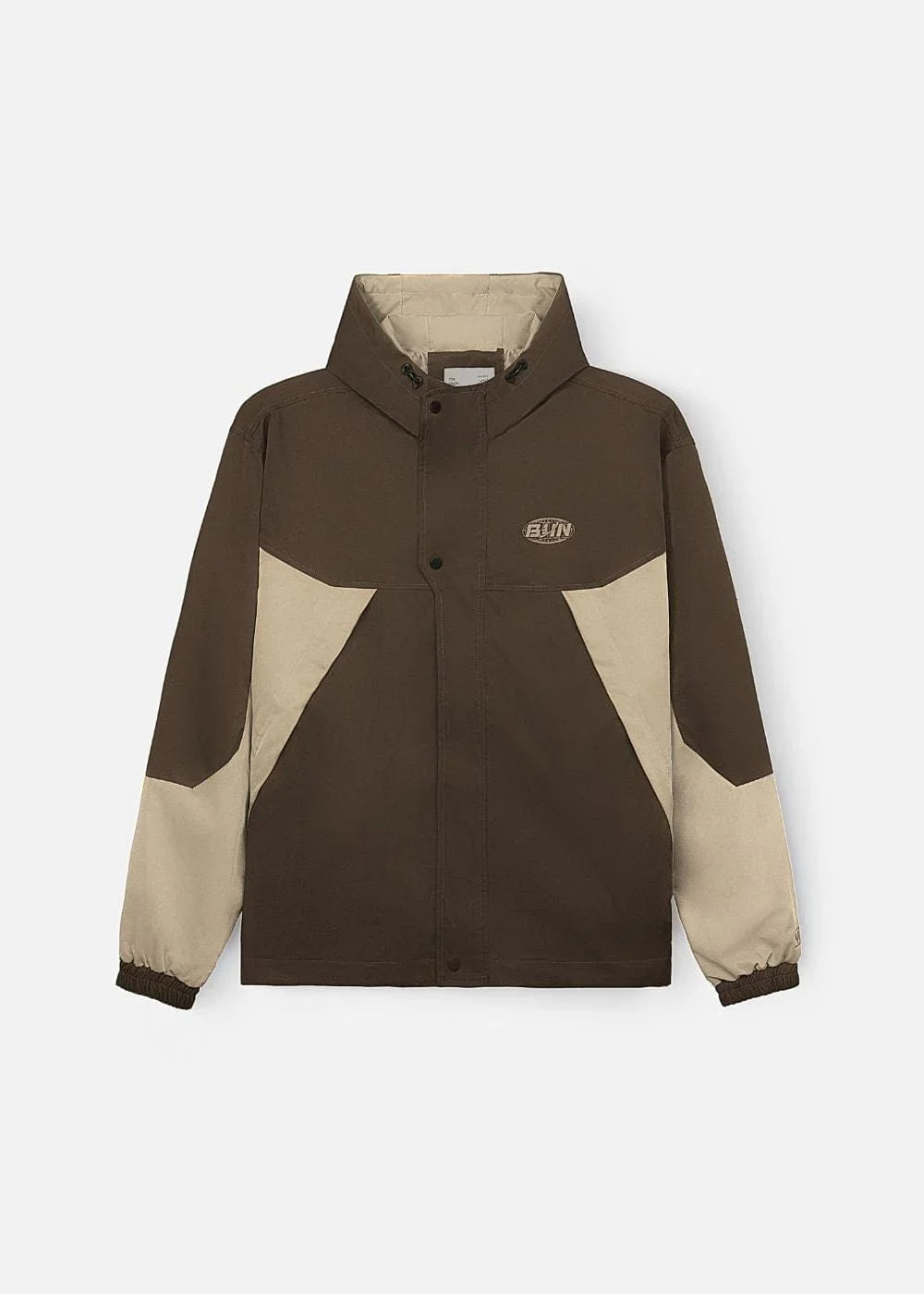 Áo Khoác Gió Phối Màu 2 Lớp Thoáng Khí No Style M52 Nâu Be - YaMe.vn