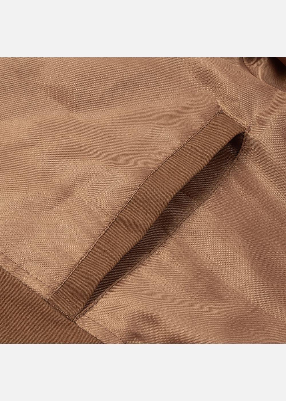 Áo Khoác Kaki Co Giãn Chống Nắng No Style M54 Nâu Đậm - YaMe.vn