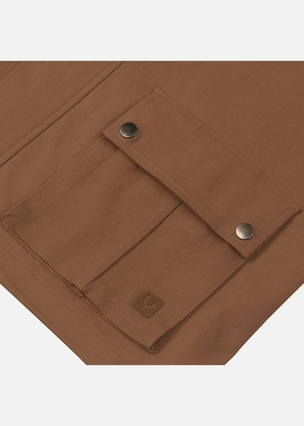 Áo Khoác Kaki Co Giãn Chống Nắng No Style M54 Nâu Đậm - YaMe.vn