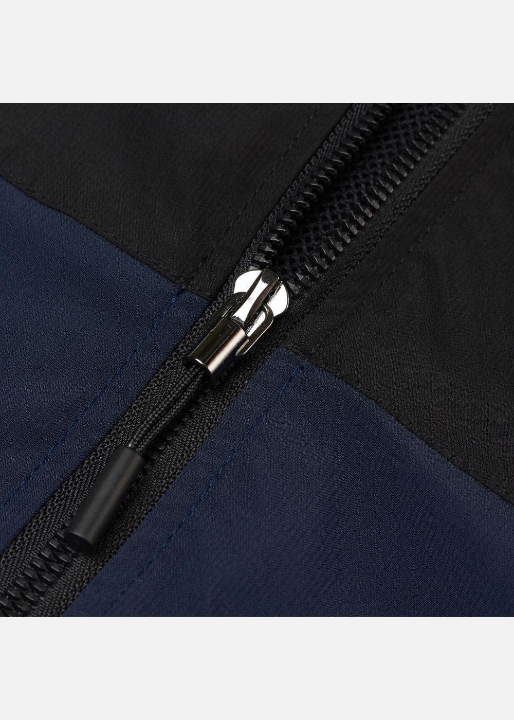 Áo Khoác Gió Sporty Phối Màu Siêu Nhẹ No Style M58 Xanh Dương Đen - YaMe.vn