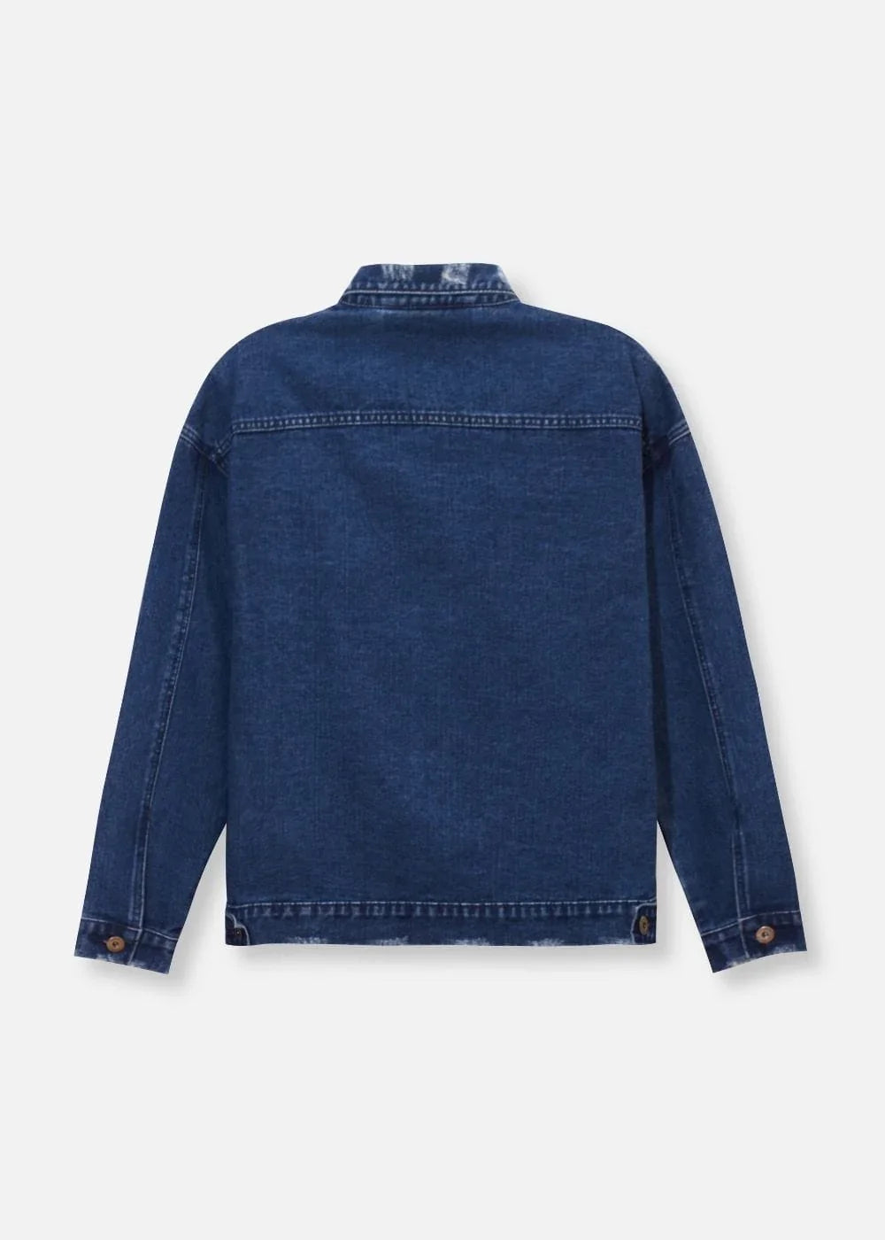 Áo Khoác Jeans Wash Rách The Original M069 Xanh Dương Đậm - YaMe.vn