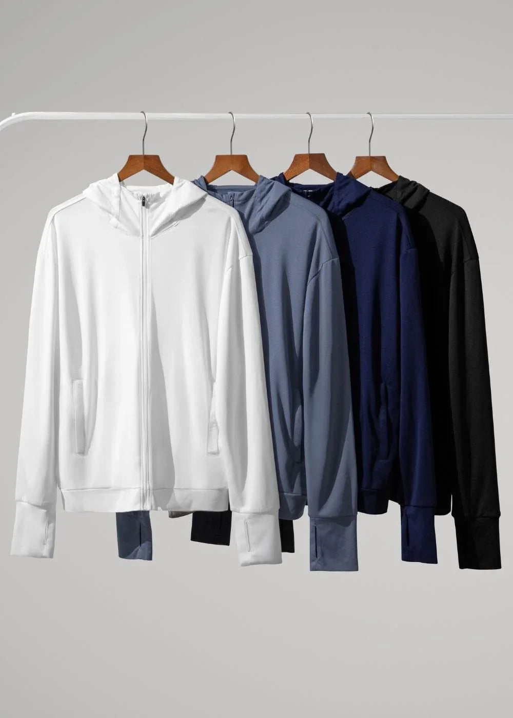 Áo Khoác Thun Chống Nắng Thoáng Khí Non Branded 13 Trắng - YaMe.vn