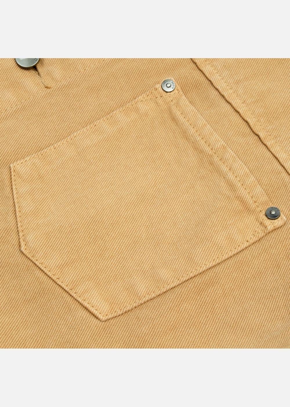 Áo Khoác Jean Nhuộm Hoạt Tính Bền Màu Multi-Color Jean 73 Nâu Nhạt - YaMe.vn