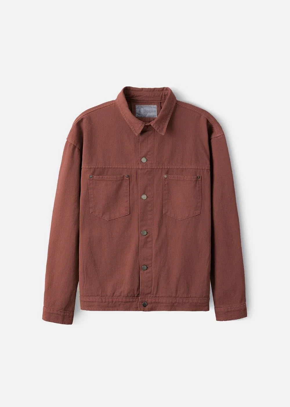 Áo Khoác Jean Nhuộm Hoạt Tính Bền Màu Multi-Color Jean 73 Nâu - YaMe.vn