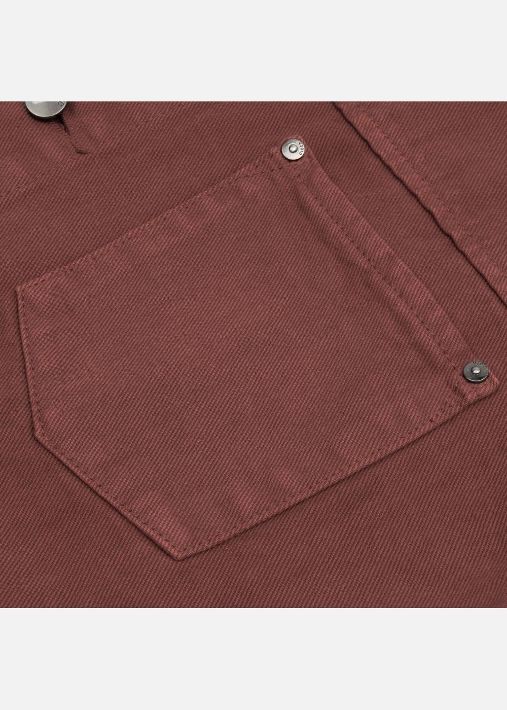 Áo Khoác Jean Nhuộm Hoạt Tính Bền Màu Multi-Color Jean 73 Nâu - YaMe.vn