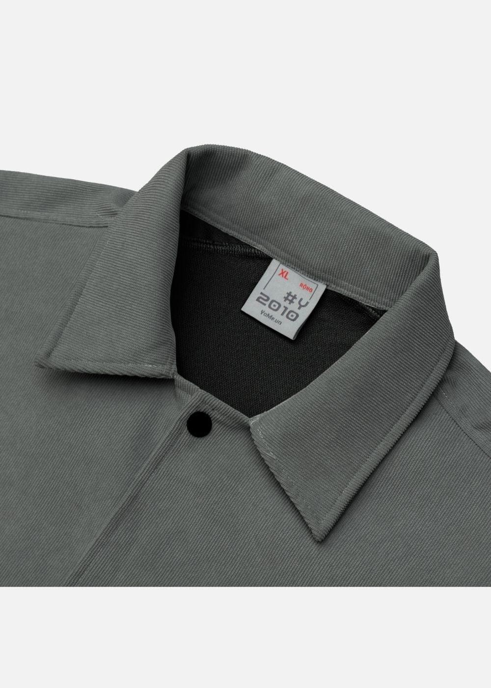 Áo Khoác Kaki Corduroy Ít Nhăn Seventy Seven 37 Xanh Lá Đậm - YaMe.vn