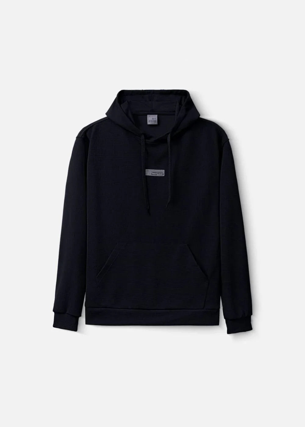 Áo Khoác Hoodie Waffle Thoáng Khí Seventy Seven 39 Đen - YaMe.vn