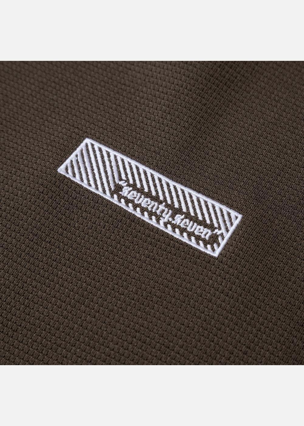 Áo Khoác Hoodie Waffle Thoáng Khí Seventy Seven 39 Nâu Đậm - YaMe.vn