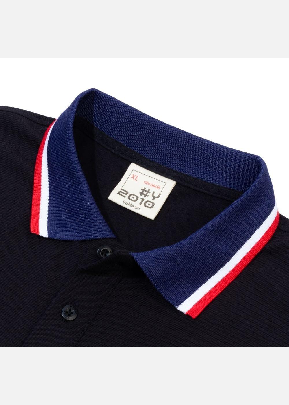 Áo Polo Pique Mềm Mại Thoáng Mát No Style 78 Đen - YaMe.vn