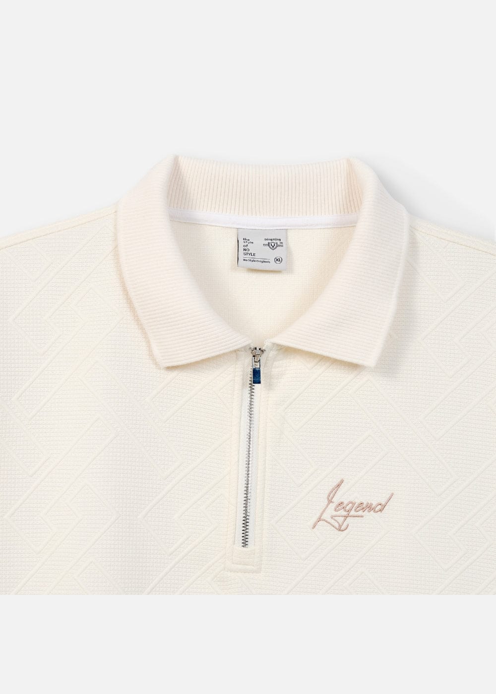 Áo Thun Cổ Polo Tay Ngắn Áo Polo No Style M128 Kem