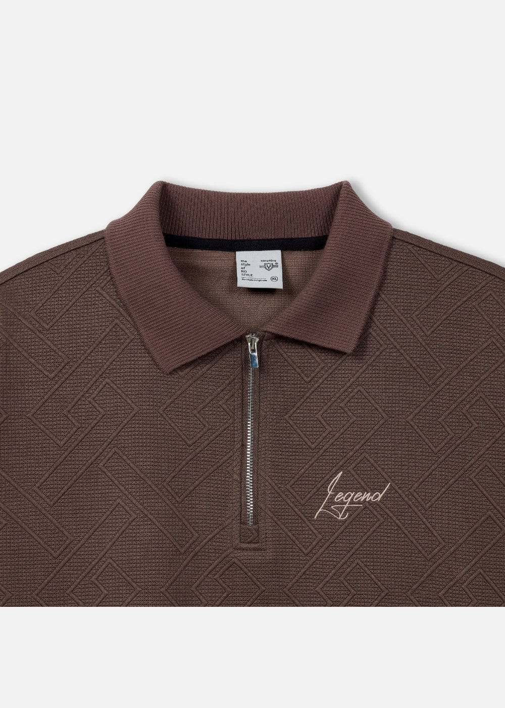 Áo Thun Cổ Polo Tay Ngắn Áo Polo No Style M128 Nâu