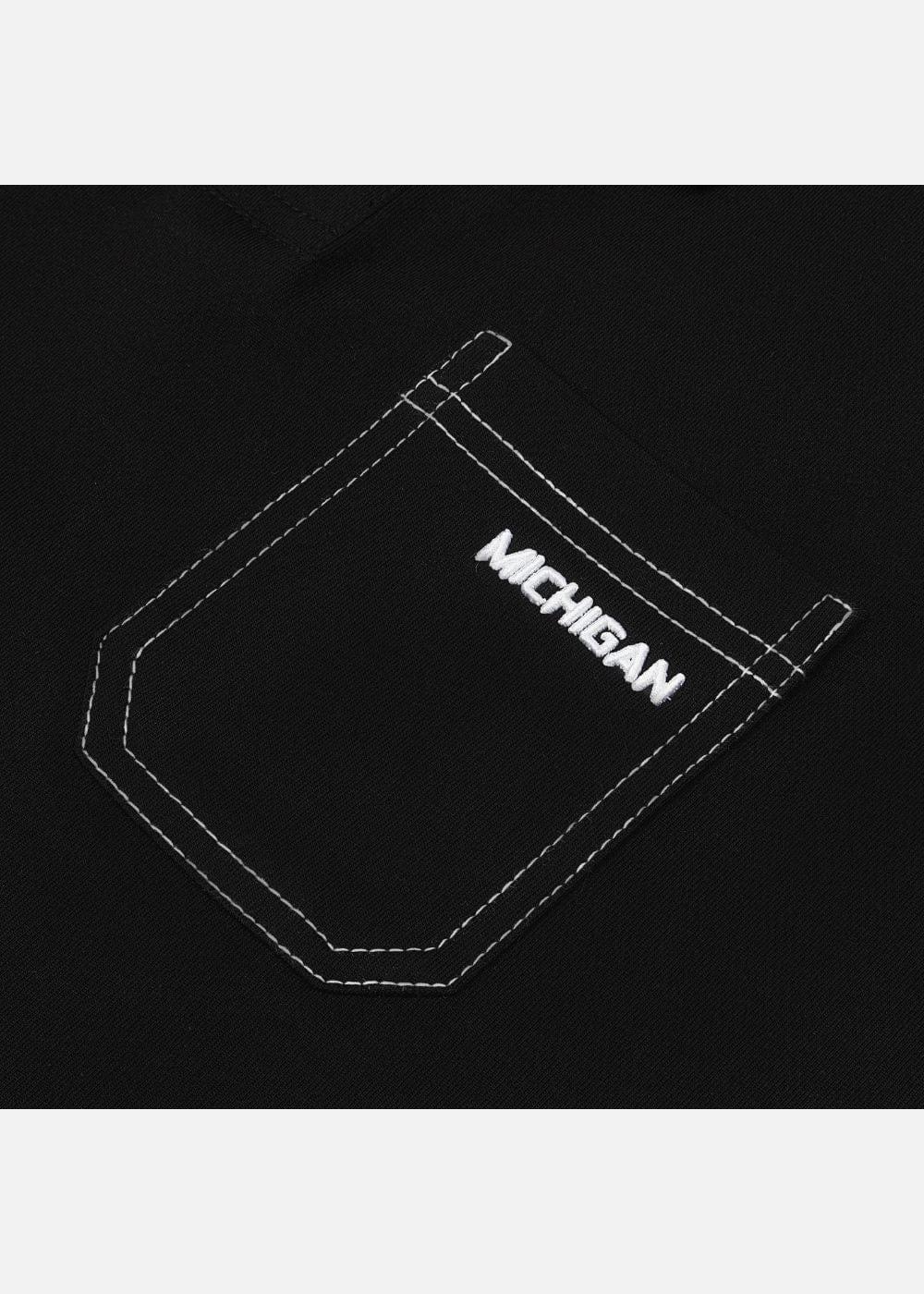 Áo Polo Cotton Thoáng Khí No Style M27 Đen - YaMe.vn