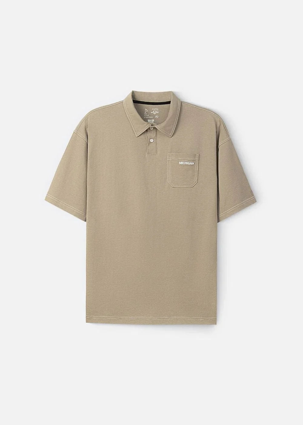 Áo Polo Cotton Thoáng Khí No Style M27 Nâu - YaMe.vn