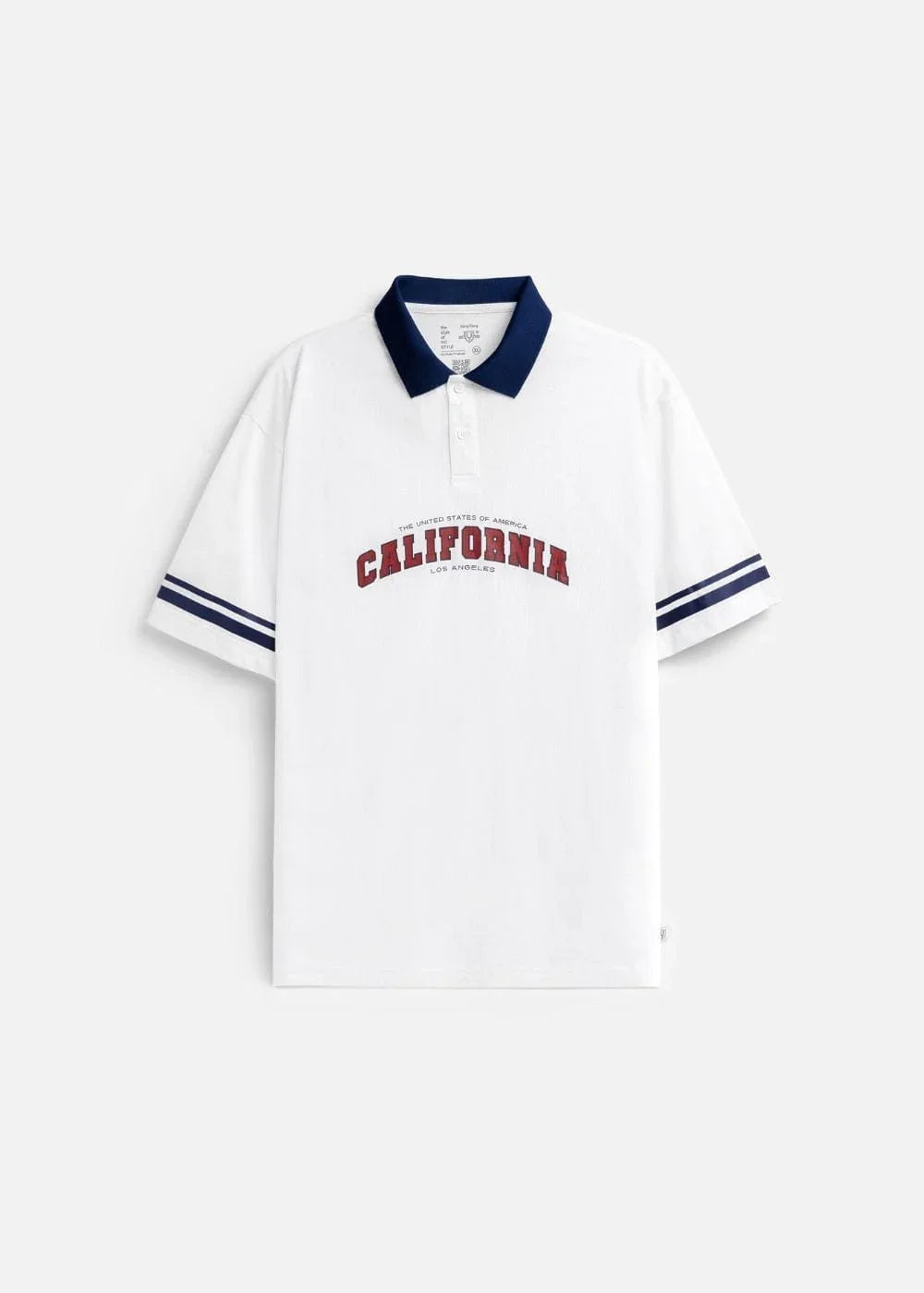 Áo Polo Tay Ngắn Sporty Siêu Mềm Mịn No Style M27 Trắng - YaMe.vn