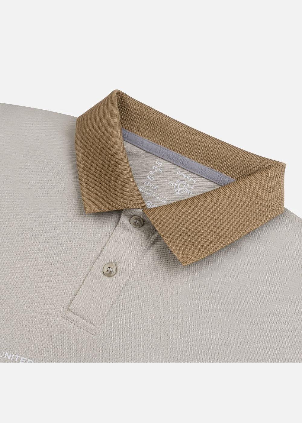 Áo Polo Tay Ngắn Sporty Siêu Mềm Mịn No Style M27 Xám Nhạt - YaMe.vn