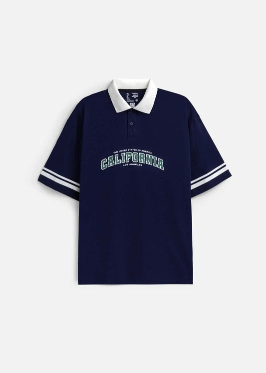 Áo Polo Tay Ngắn Sporty Siêu Mềm Mịn No Style M27 Xanh Dương Đậm - YaMe.vn