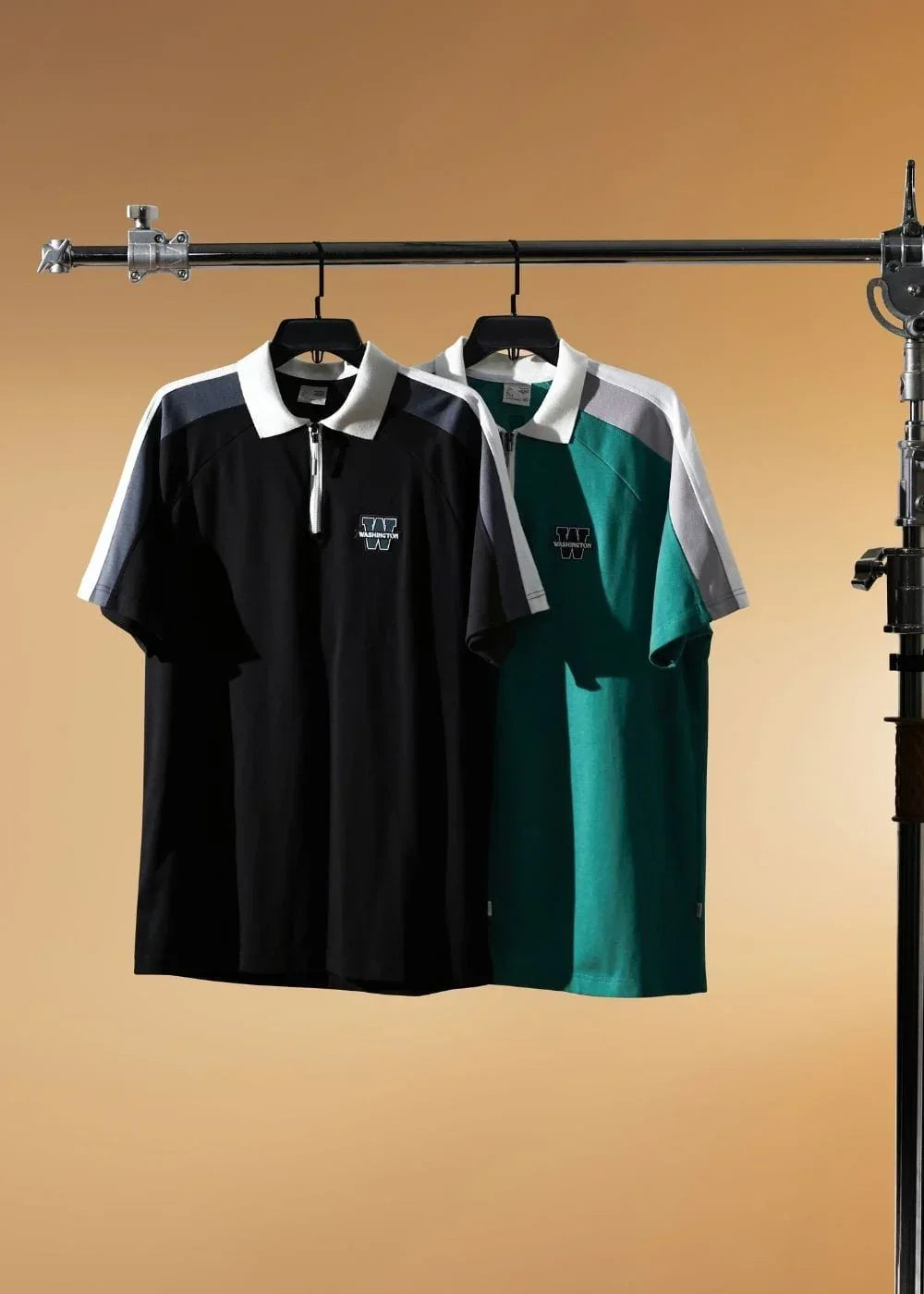 Áo Polo Cổ Khóa Kéo No Style M29 Xanh Lá Đậm - YaMe.vn