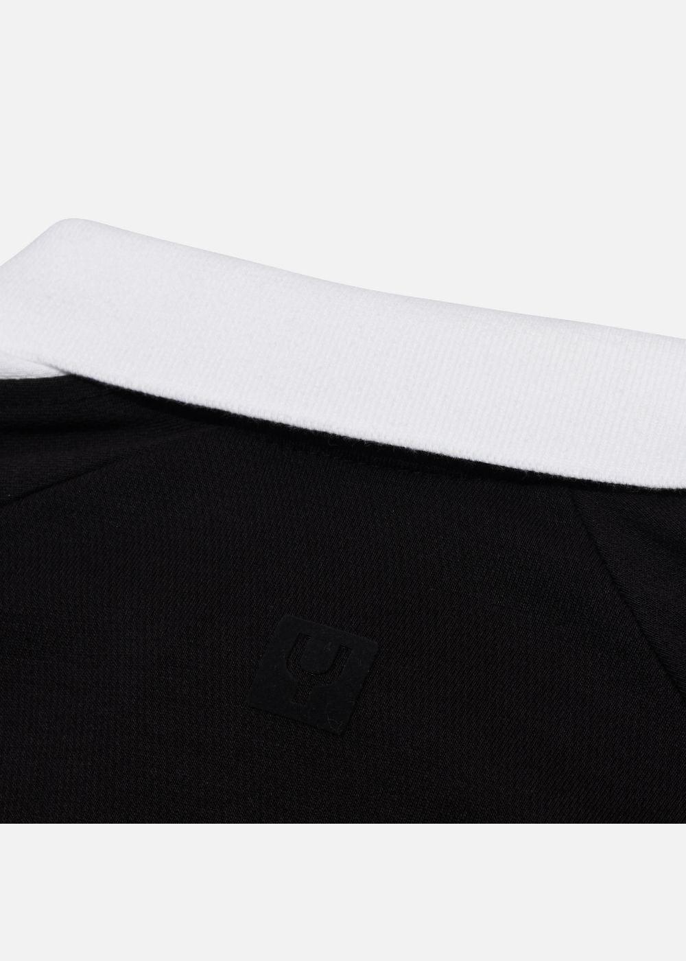 Áo Polo Cổ Khóa Kéo No Style M29 Đen - YaMe.vn