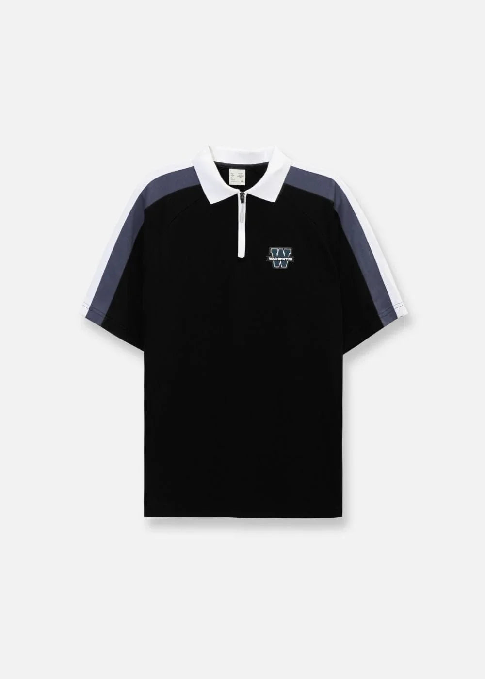 Áo Polo Cổ Khóa Kéo No Style M29 Đen - YaMe.vn