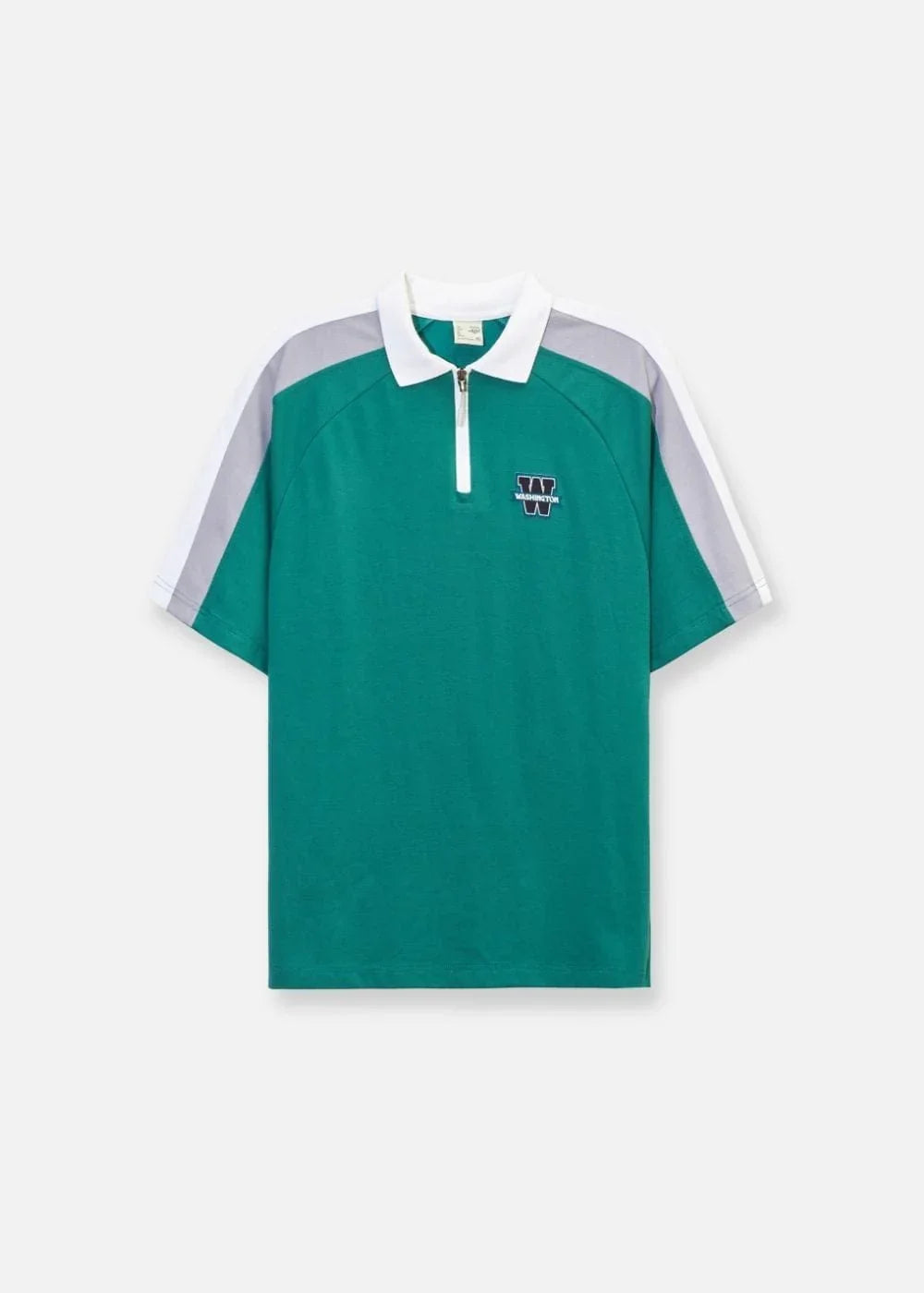 Áo Polo Cổ Khóa Kéo No Style M29 Xanh Lá Đậm - YaMe.vn