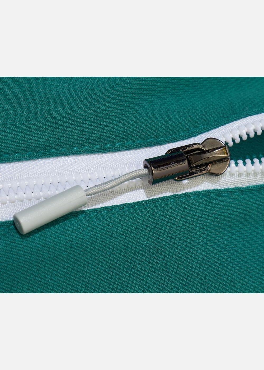 Áo Polo Cổ Khóa Kéo No Style M29 Xanh Lá Đậm - YaMe.vn