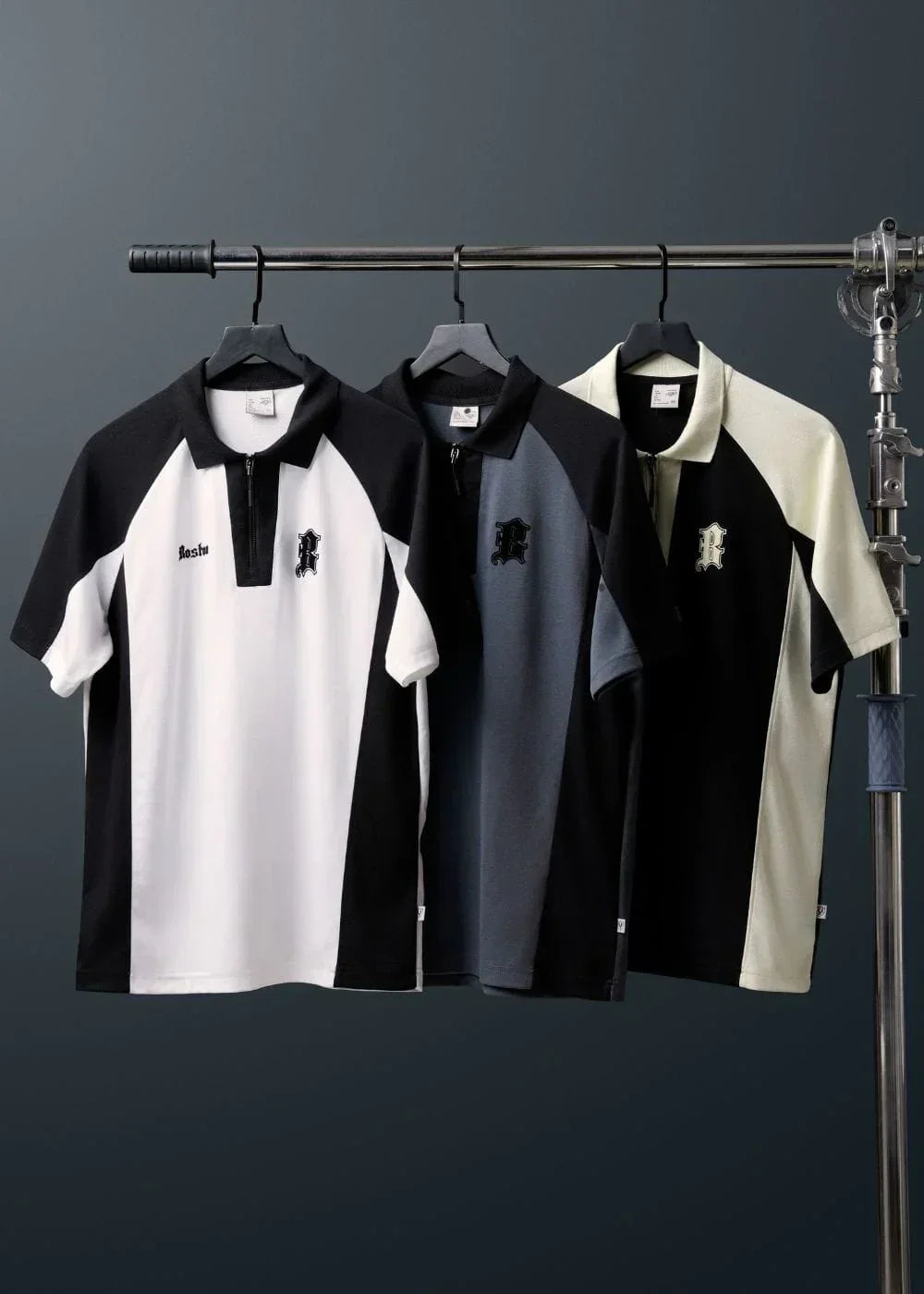 Áo Polo Cotton Thoáng Mát No Style M31Trắng Đen - YaMe.vn