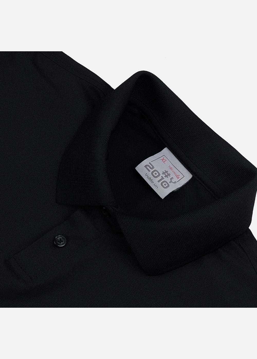 Áo Thun Cổ Polo Tay Ngắn Áo Polo Non Branded 03 Đen
