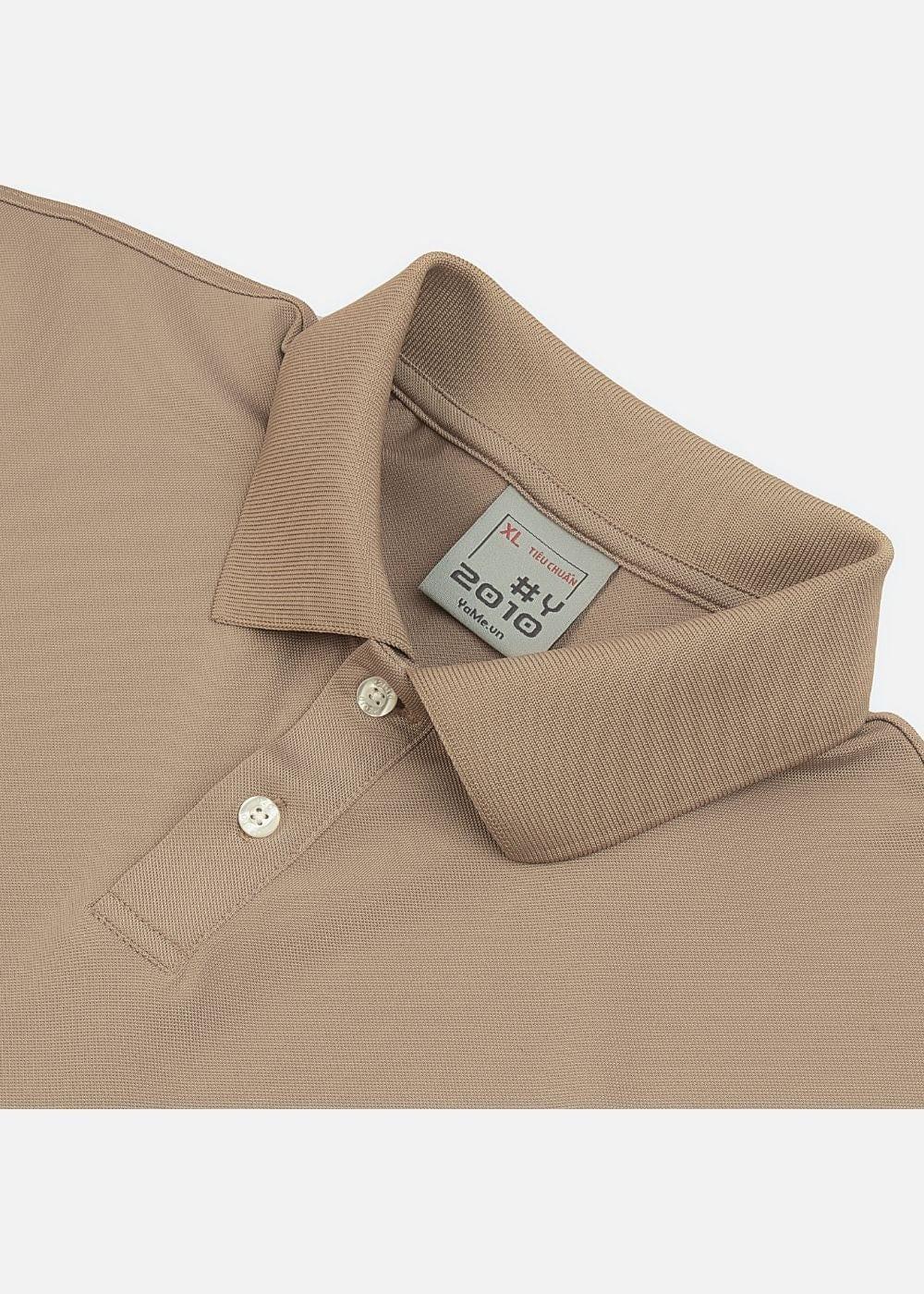 Áo Polo Pique Thoáng Mát Non Branded 03 Nâu - YaMe.vn
