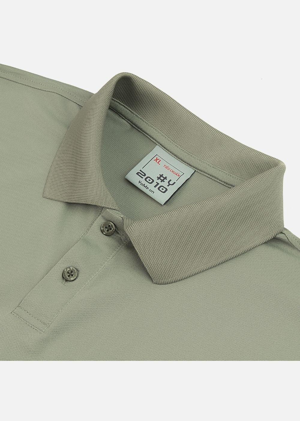 Áo Polo Pique Thoáng Mát Non Branded 03 Xám - YaMe.vn