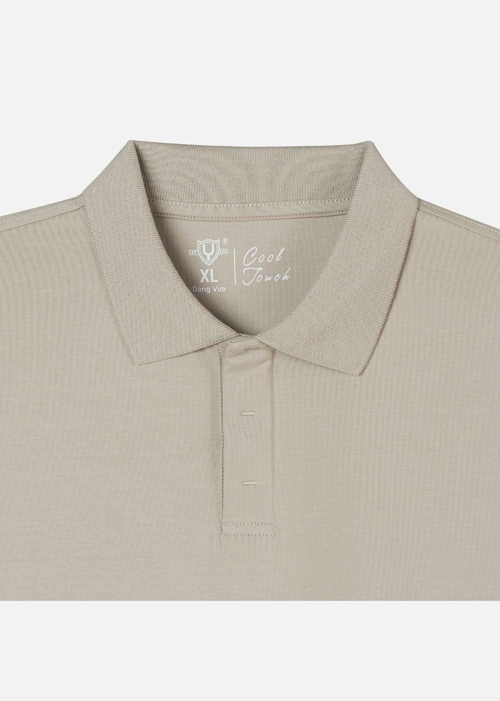 Áo Polo Mềm Mát Co Giãn The CEO 045 Nâu Nhạt - YaMe.vn