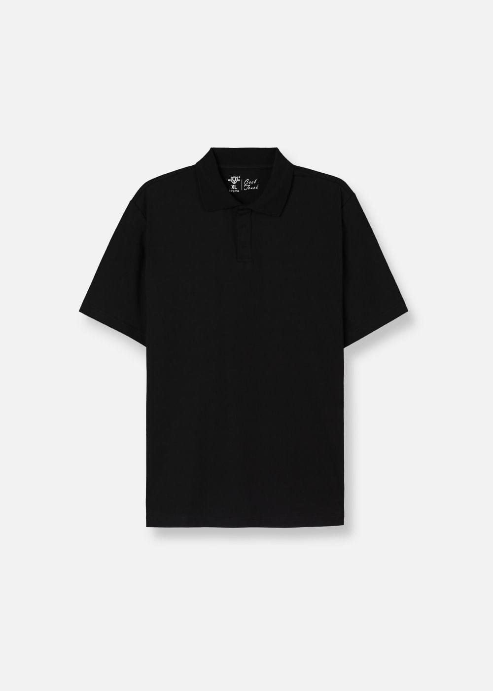 Áo Thun Cổ Polo Tay Ngắn Áo Polo Non Branded 45 Đen